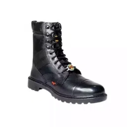 Kalibar Steel Toe Army Shoes PU Sole UK 10 Black-image-2