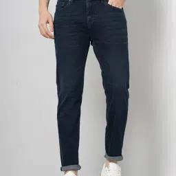 celio celio* Dark Blue Slim Fit Lightly Washed Jeans-picture-16