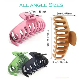 LEKZOW Women Set of 3 Matte Finish Clutchers image 4