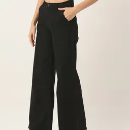 DressBerry Women Wide Leg Stretchable Jeans-picture-35