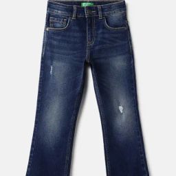 United Colors of Benetton Boys Blue Washed Jeans-picture-14