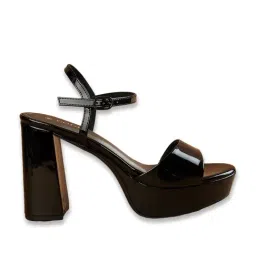 Code by Lifestyle Women's Black Ankle Strap Sandals-image-81
