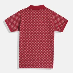 Allen Solly Junior Boys Floral Print Polo T-shirt image 2