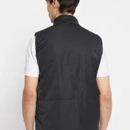 Duke Black Slim Fit Quilted Reversible Jacket image 2