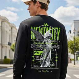 MaverIQ Men Graphic Printed Round Neck Long Sleeves Sweatshirt-picture-12
