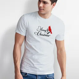 Seekbuylove Men Bio Finish Typography Printed Pure Cotton T-shirt image 3