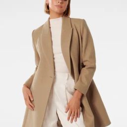 Forever New Light Brown Coat-image-63