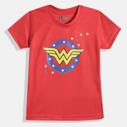 Eteenz Girls Wonder Woman Printed T-shirt-picture-21