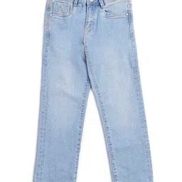 US Polo Assn Cotton Woven Full Length Relaxed Fit Solid Color Jeans - Light Blue-image-73