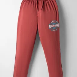 Taeko Single Jersey Knit Lounge Pant with Hall of Fame Print - Dark Peach-picture-10