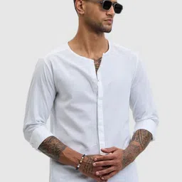 Snitch Men Smart Slim Fit Opaque Casual Shirt-image-40
