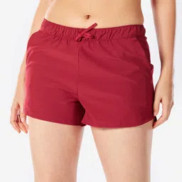 kalenji Women's Running & Trail Running Breathable Shorts-KIPRUN Run 500 Dry-burgundy image 1