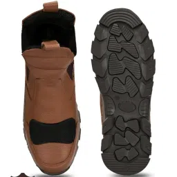 hoversoul Hoversole Men's Kaze Tan Steel Toe Multi-Functional Biker Boots image 5