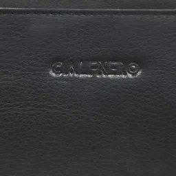 CALFNERO Black Solid Clutch image 5