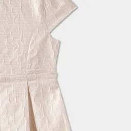 R&B Kids White Regular Fit Dress image 3