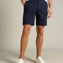 Dockers Navy Straight Fit Shorts image 4