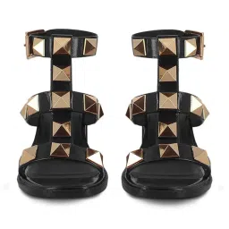 Saint G Women's Agnes Black Ankle Strap Sandals image 5