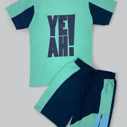 Nite Flite Kids Multi Cotton Printed Top and Shorts-image-98