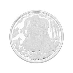 Sri Jagdamba Pearls Radha Krishna 999 Silver 10gm Silver Coin-picture-28