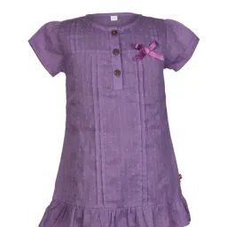 Nino Bambino Kids Purple Embroidery Top-image-34