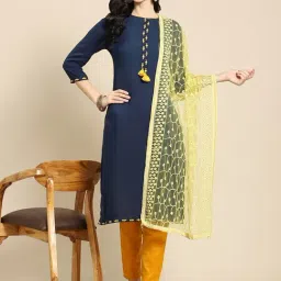Saadgi Yellow Embroidered Dupatta-image-91