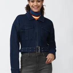 Forever 21 Navy Denim Jacket-picture-26
