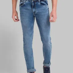 Parx Blue Tapered Fit Jeans-picture-33