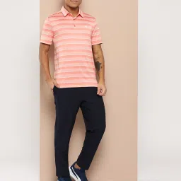 ALCIS Dry Tech Pink Regular Fit Golf Polo T-Shirt image 5