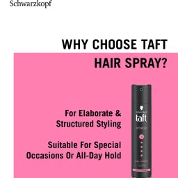 Schwarzkopf Taft Power Hair Lacquer Hold 5 - 250 ml image 5