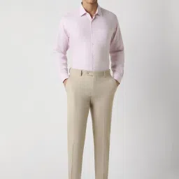 Van Heusen Pink Cotton Regular Fit Checks Shirt image 5