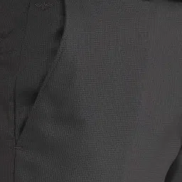 Park Avenue Brown Regular Fit Texture Trousers image 5