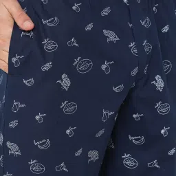 Urban Scottish Navy Regular Fit Printed Lounge Pants image 5