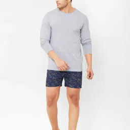 Urban Scottish White & Blue Regular Fit Printed Boxers - Pack Of 2 image 5