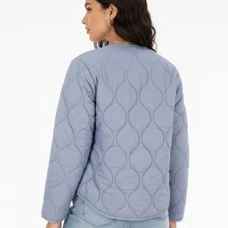 glitchez Padded Jacket with Tie-Up Closure image 5