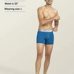 XYXX Blue Micro Modal Trunks - Pack of 2 image 5