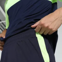 Puma Teamsport Navy Regular Fit Colour Block Sports Short image 5
