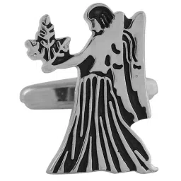 Alvaro Castagnino Silver Solid Cufflinks image 3