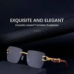 HAYDEN haiza Men Rectangle Sunglasses with Polarised Lens Sunglasses Wood cherry image 4