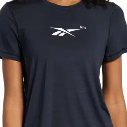 Reebok Black Printed Tsr Ss Ac Tee image 4