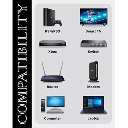 FEDUS RJ45 Cat5e Ethernet Patch Cable ‎Blue 150 m image 2