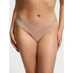 victoria's secret intimates Victoria's Secret Stretch Cotton Bikini Panty Beige image 1