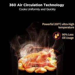 CUCKOO CAF-C0510D 1400 W 4.7 L White Air Fryer Baking & Roasting image 4