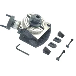 Assorts Tilting Rotary Table 100 mm (4 Inch) with ER20 Collet Adaptor with M6 Clamp Kit-picture-24