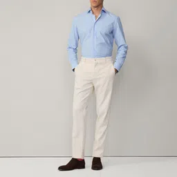 HACKETT LONDON Men Cotton Regular Fit Regular Trousers-picture-19