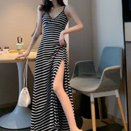 StyleCast Striped Maxi Dress-image-35