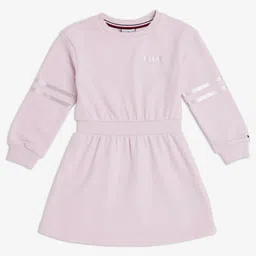 Tommy Hilfiger europe Girls Alphanumeric Printed A-Line Dress image 3