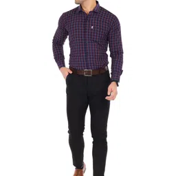 Marc Laurent Men Checked Casual Shirt image 4