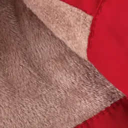 Babyhug Woven Full Sleeves Solid Colour Padded Hooded Winter Jacket with Pockets - Red image 5