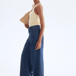 H&M Wide High Jeans image 4
