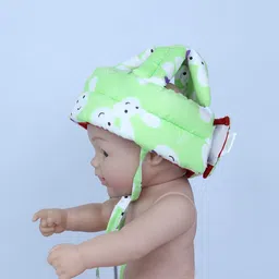 sbts Combo of Baby Infants Head,Back Protector & Safety Helmet with Straps (Set of 2) image 3